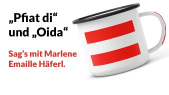 Das Emaille Häferl - Typisch österreichisch!