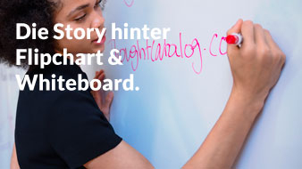 Die Story hinter Whiteboard und Flipchart
