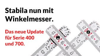 STABILA Zollstöcke mit Winkelmesser - Nie mehr rätseln und probieren.