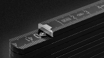 Zollstock schwarz bedrucken – Schwarz ist das neue Weiß