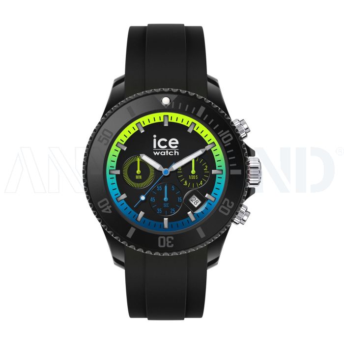 Ice-Watch ICE chrono-Black lime-Sehr groß-CH bedrucken