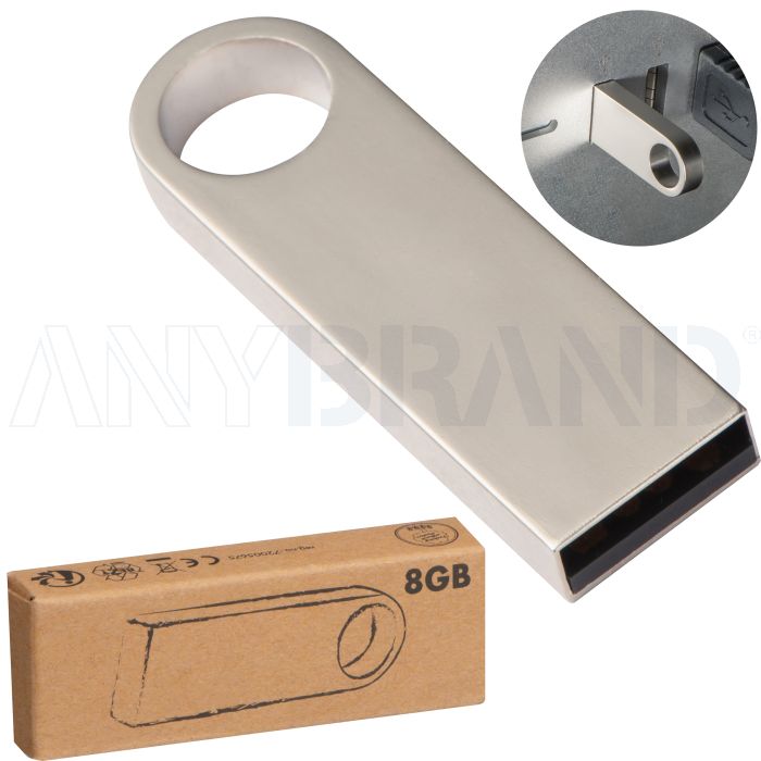 USB-Stick Metall 8GB bedrucken