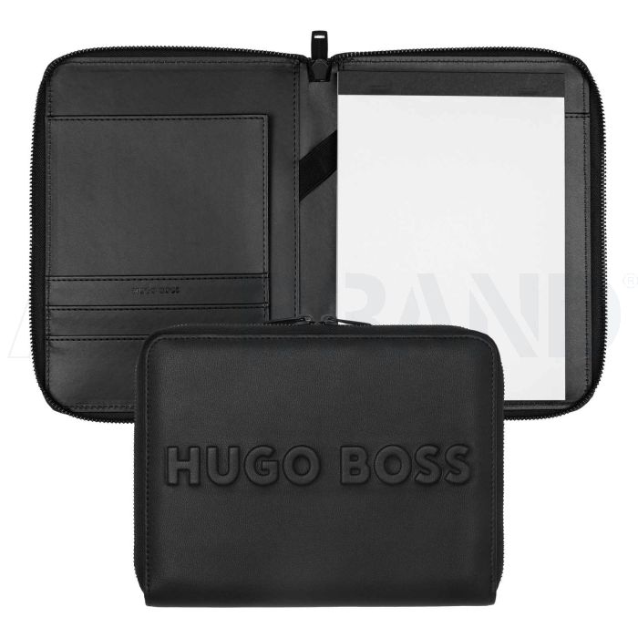 HUGO BOSS A5 Konferenzmappe Label Black bedrucken