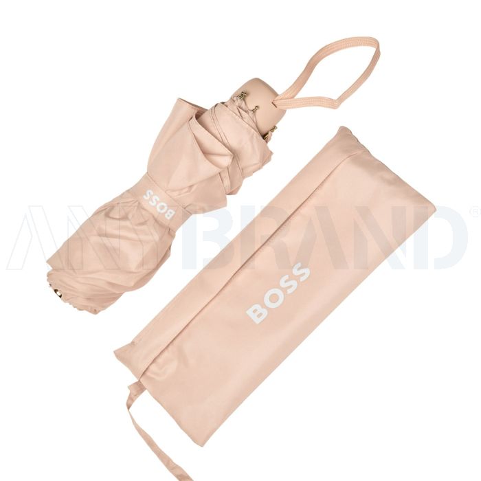 HUGO BOSS Regenschirm Mini Triga Nude bedrucken