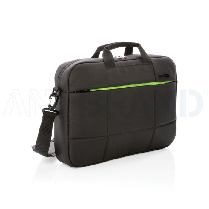 Soho 15.6" Business Laptop-Tasche aus RPET, PVC-frei bedrucken