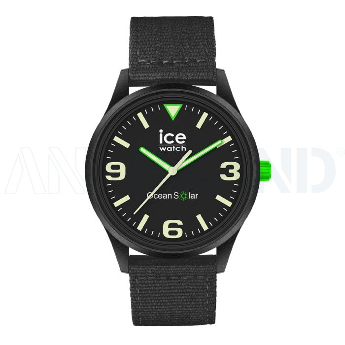 Ice-Watch ICE ocean solar-Black-Mittelgröße-3H bedrucken