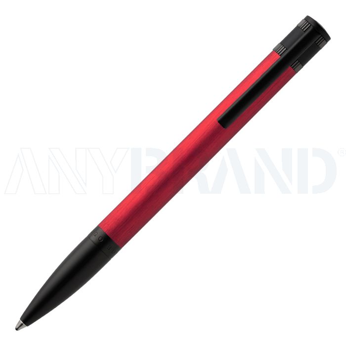 HUGO BOSS Kugelschreiber Explore Brushed Red bedrucken