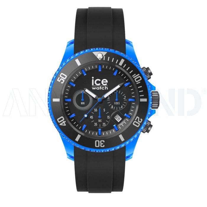 Ice-Watch ICE chrono-Black blue-Sehr groß-CH bedrucken