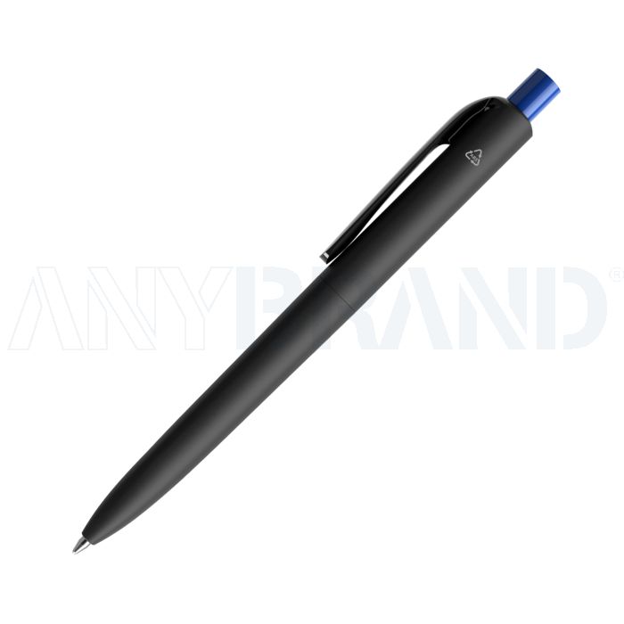 Prodir DS8 PNN Regeneration Pen Push Kugelschreiber schwarz mit farbigem Drücker bedrucken