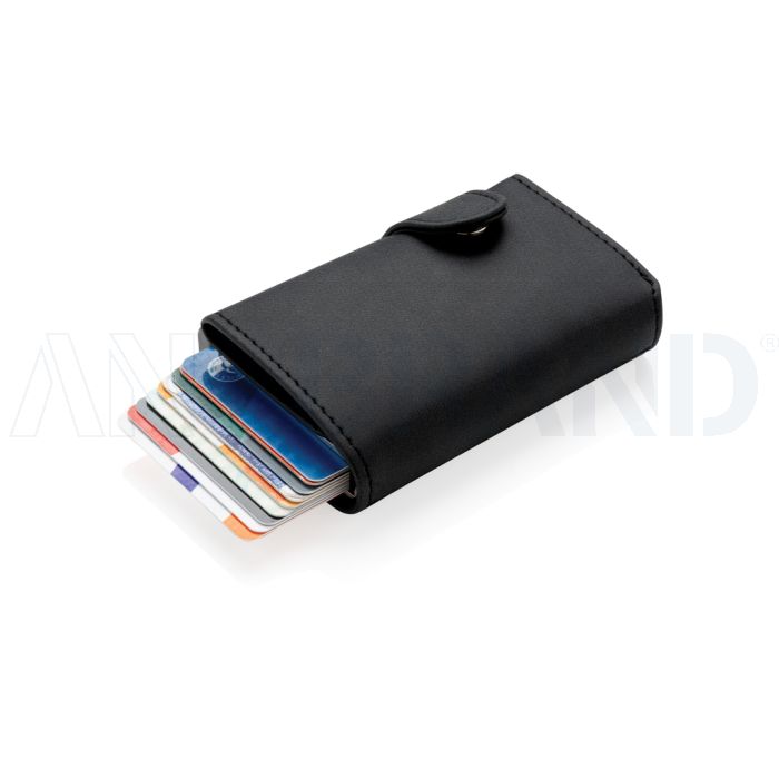 Aluminium RFID Kartenhalter mit PU-Börse bedrucken