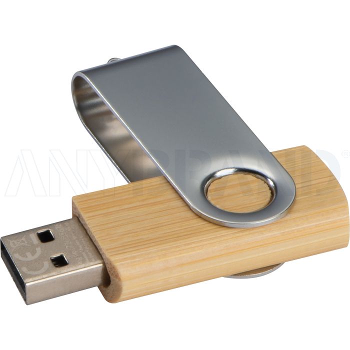 USB Stick Twist mit Holzkörper mittel 8GB bedrucken