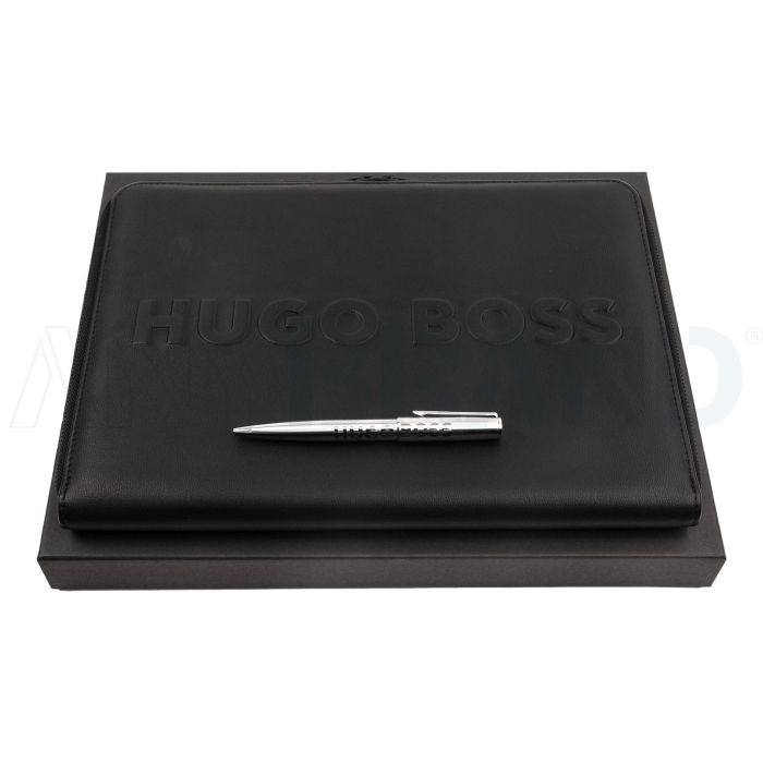 HUGO BOSS Set Label (kugelschreiber & A4 konferenzmappe) bedrucken