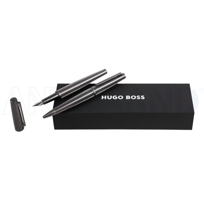 HUGO BOSS Set Nitor Gun (kugelschreiber & füllfederhalter) bedrucken