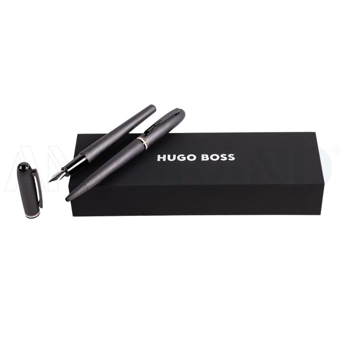 HUGO BOSS Set Contour Iconic (kugelschreiber & füllfederhalter) bedrucken