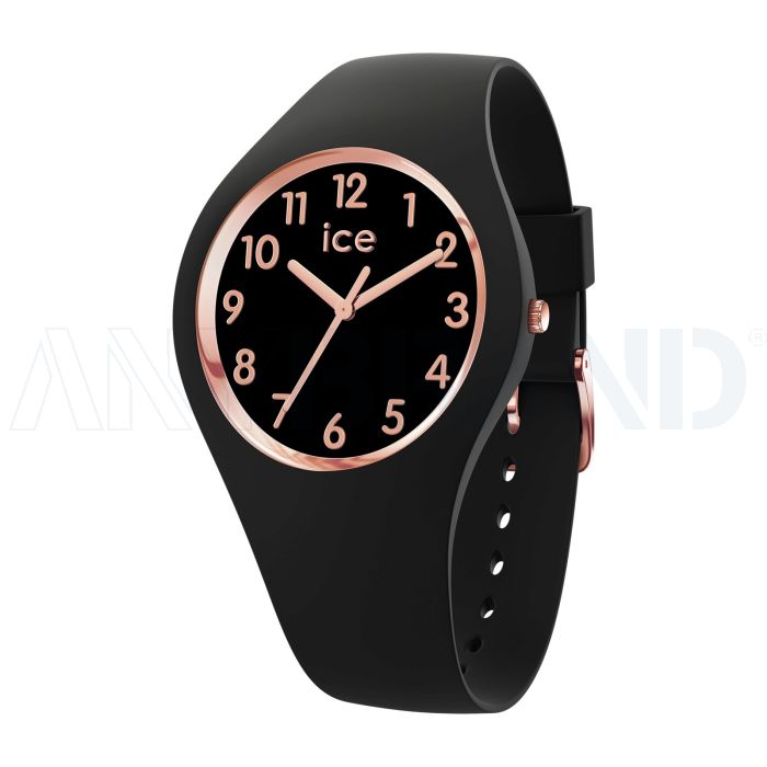 Ice Watch ICE glam Black Rose Gold Kleine Gr e Small 3H bedrucken
