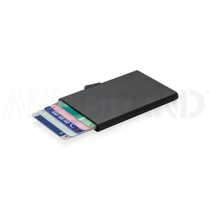 C-Secure Aluminium RFID Kartenhalter bedrucken