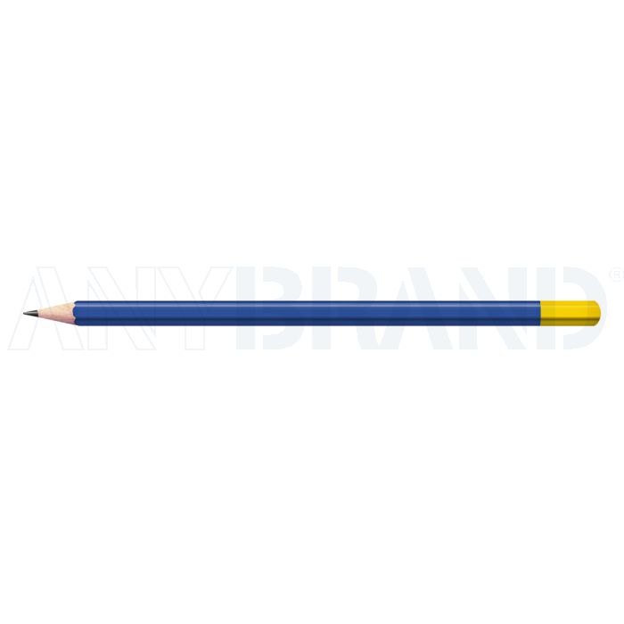 Staedtler Bleistift blau mit farbiger Tauchkappe Sechskant (eckig) bedrucken
