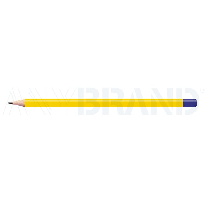 Staedtler Bleistift gelb mit farbiger Tauchkappe rund bedrucken