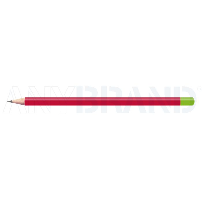 Staedtler Bleistift dunkelrot mit farbiger Tauchkappe rund bedrucken