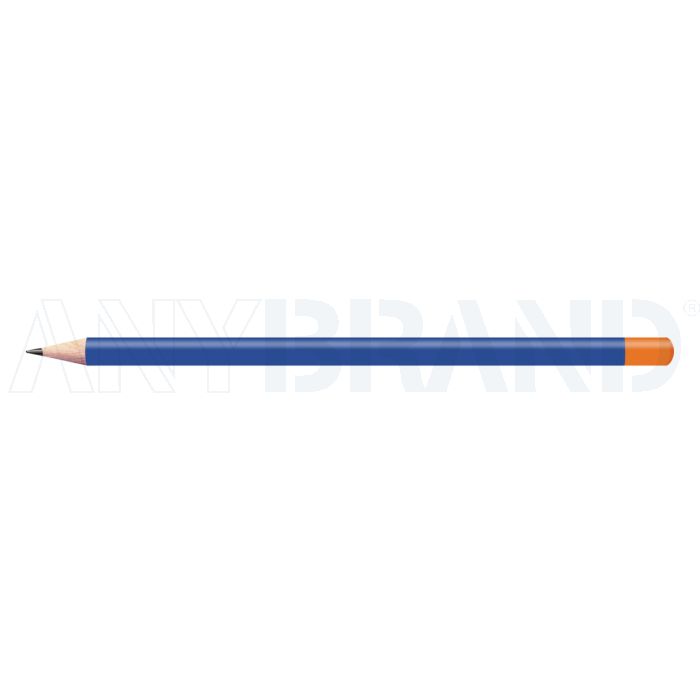 Staedtler Bleistift hellblau mit farbiger Tauchkappe rund bedrucken