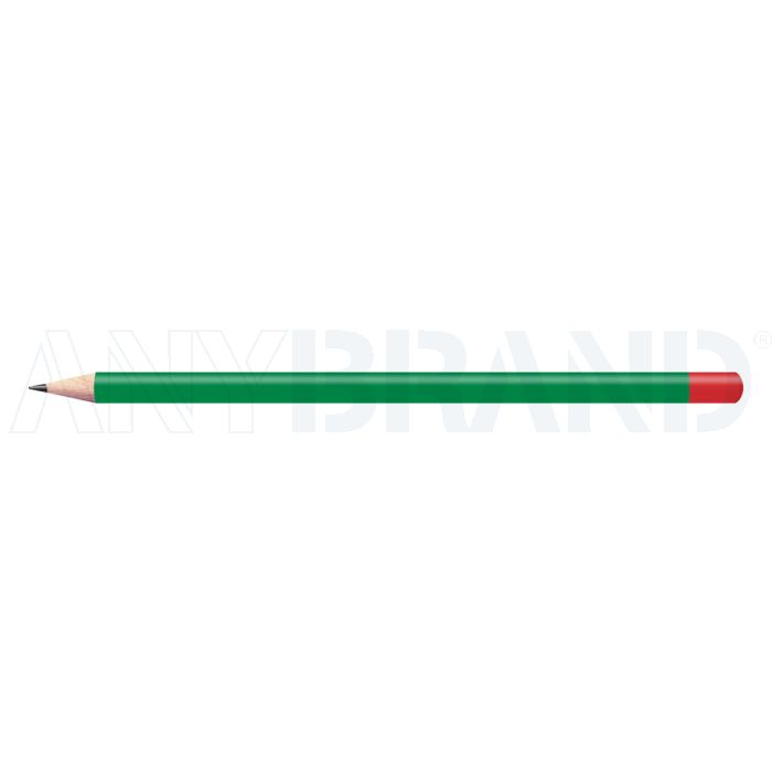 Staedtler Bleistift dunkelgrün mit farbiger Tauchkappe rund bedrucken