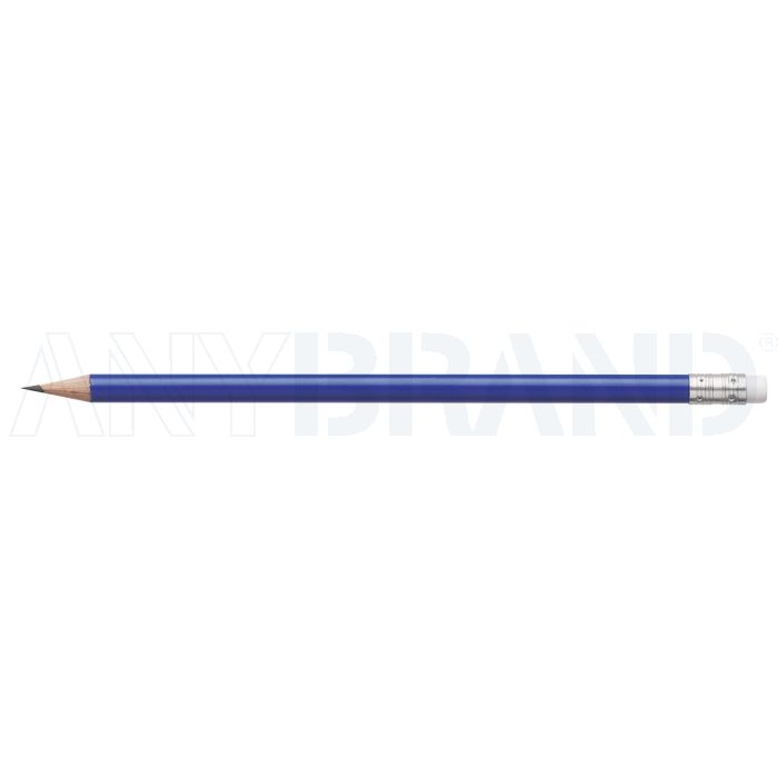 Faber-Castell Bleistift in blau mit Radiertip bedrucken