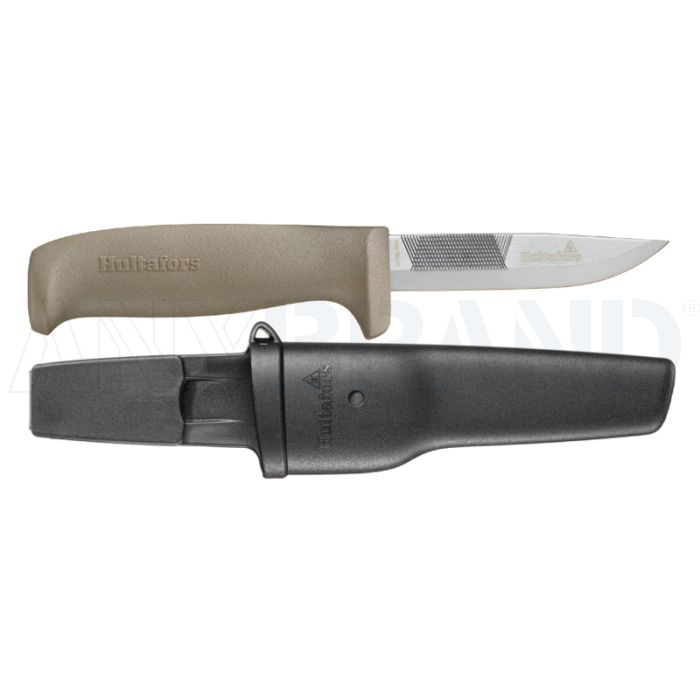 Hultafors Installateur Messer VVS in grau grau mit Logo bedrucken