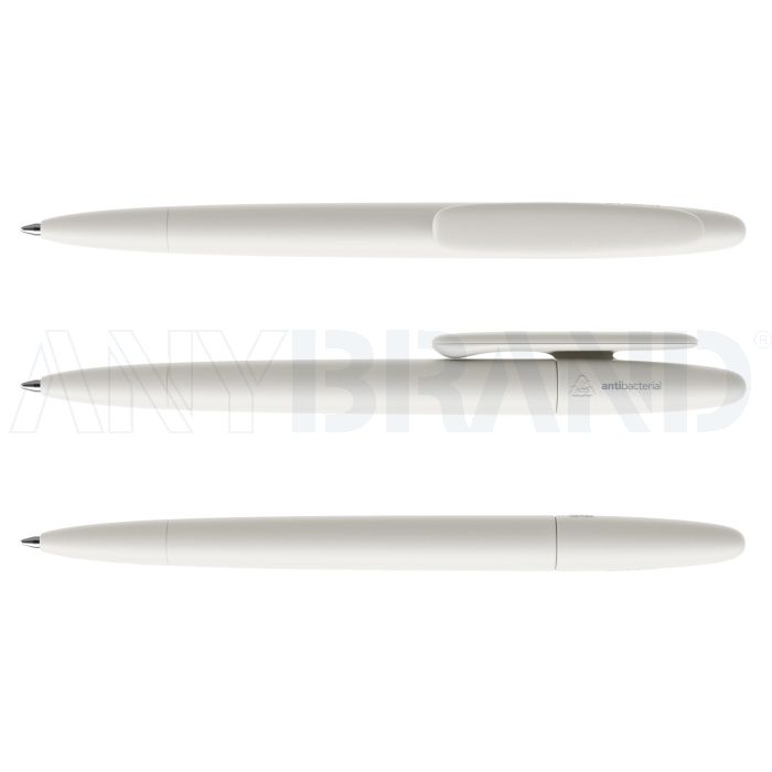 Prodir DS5 TNN Regeneration Pen Push Kugelschreiber weiß antibacterial bedrucken