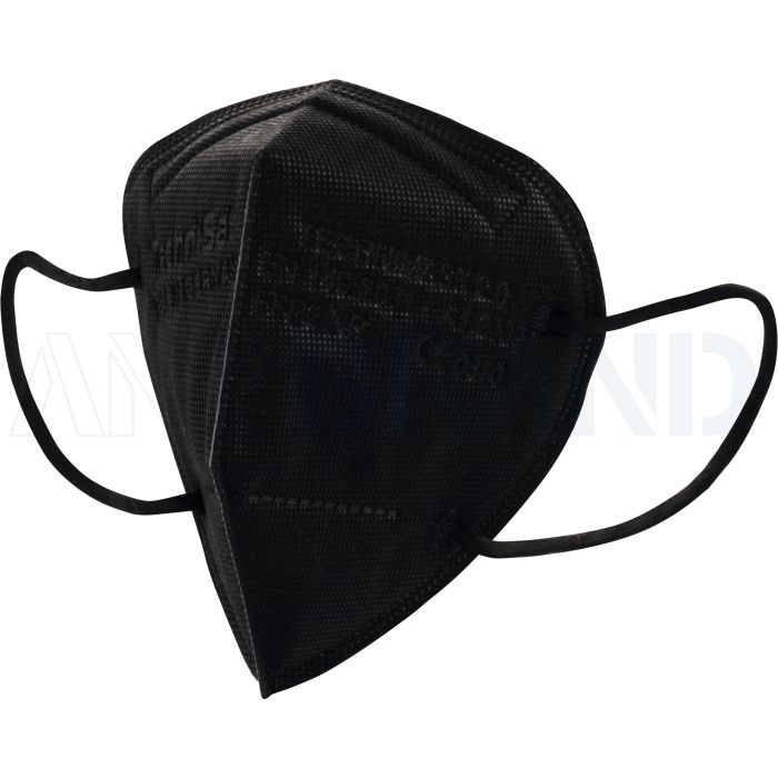 TECHNIMASK FFP2-Maske Schwarz 15er Pack von Technisat 100% Made in Germany bedrucken