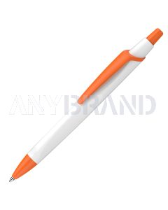 Schneider Reco Basic Kugelschreiber weiß / orange