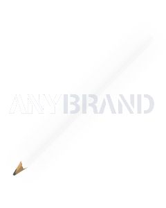 Zimmermannsbleistift oval glänzend, 24 cm, HB, FSC white