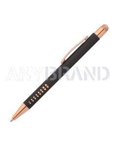 Bokaj Metallkugelschreiber roségold mit Stylus black