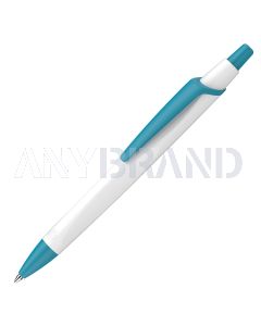 Schneider Reco Basic Kugelschreiber weiß / türkis