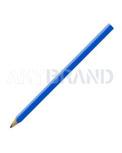Zimmermannsbleistift oval matt 24 cm, HB, FSC blue