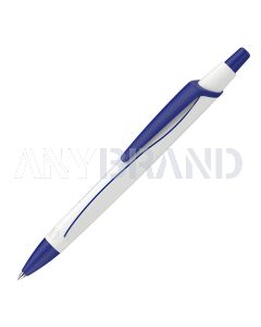 Schneider Reco Line Kugelschreiber weiß / blau