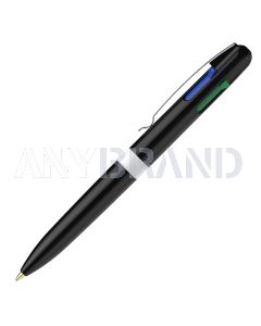 Schneider Take 4 Promo Vier-Schreibfarben Kugelschreiber schwarz