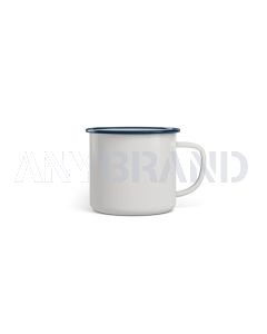 Emaille Kaffeetasse Classic Mini weiß 6 cm