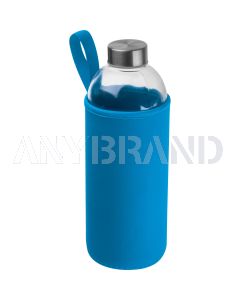 Trinkflasche aus Glas mit Neoprenüberzug, 1.000ml