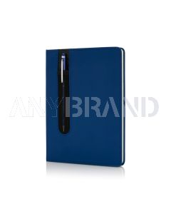 Basic Hardcover PU A5 Notizbuch mit Stylus-Stift