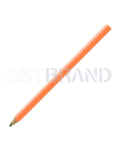 Zimmermannsbleistift oval glänzend, 24 cm, HB, FSC orange