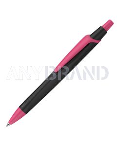 Schneider Reco Basic Kugelschreiber Blauer Engel schwarz / pink