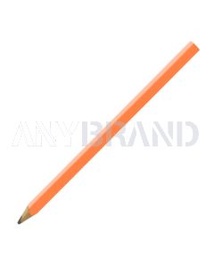 Zimmermannsbleistift oval matt 24 cm, HB, FSC orange