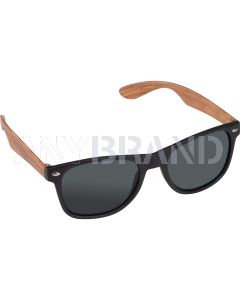 Sonnenbrille mit Bügeln in Bambusoptik, UV 400 Schutz