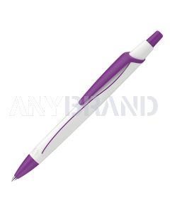 Schneider Reco Line Kugelschreiber weiß / lila