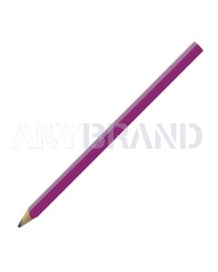 Zimmermannsbleistift oval matt 24 cm, HB, FSC purple