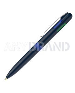 Schneider Take 4 Promo Vier-Schreibfarben Kugelschreiber blau / blau