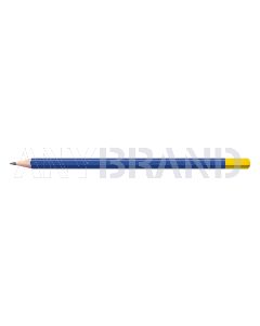 Staedtler Bleistift blau mit farbiger Tauchkappe Sechskant (eckig)