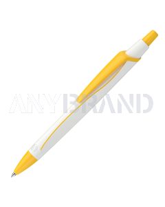 Schneider Reco Line Kugelschreiber weiß / gelb