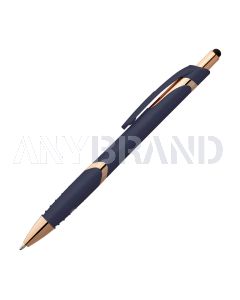 Kugelschreiber Splendor rosegold blue