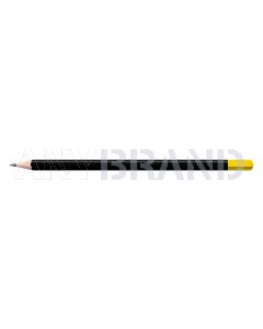 Staedtler Bleistift schwarz mit farbiger Tauchkappe Sechskant (eckig)